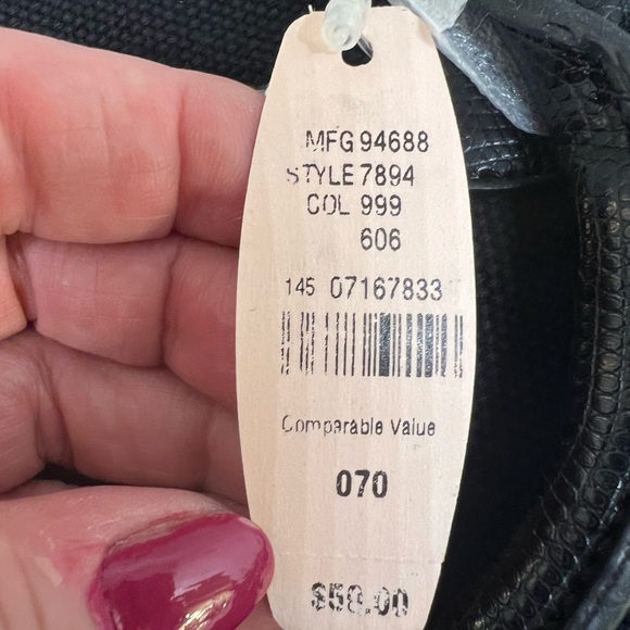 Victoria’s  Secret Black Bag NWT - Picture 3 of 7